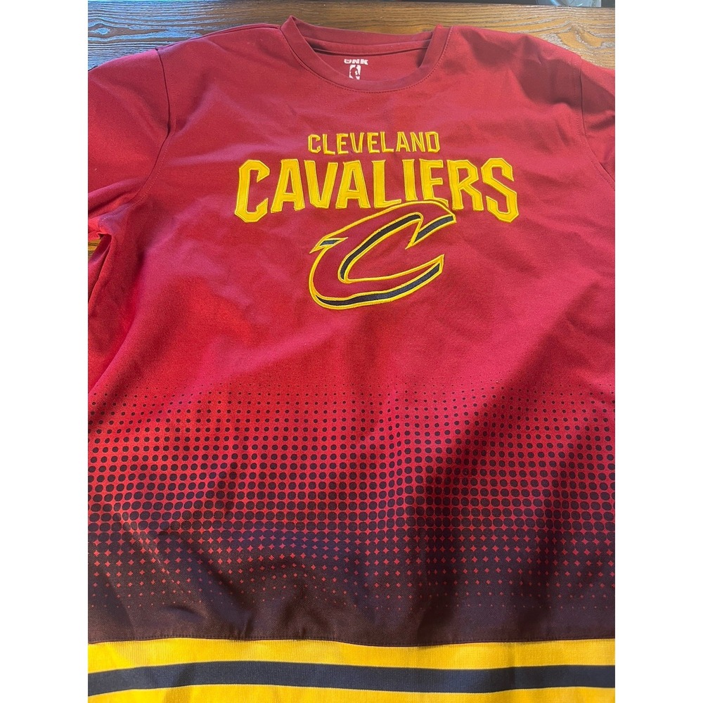 CLEVELAND CAVALIERS Embroidered NBA UNK Size XL Warm Up Jersey